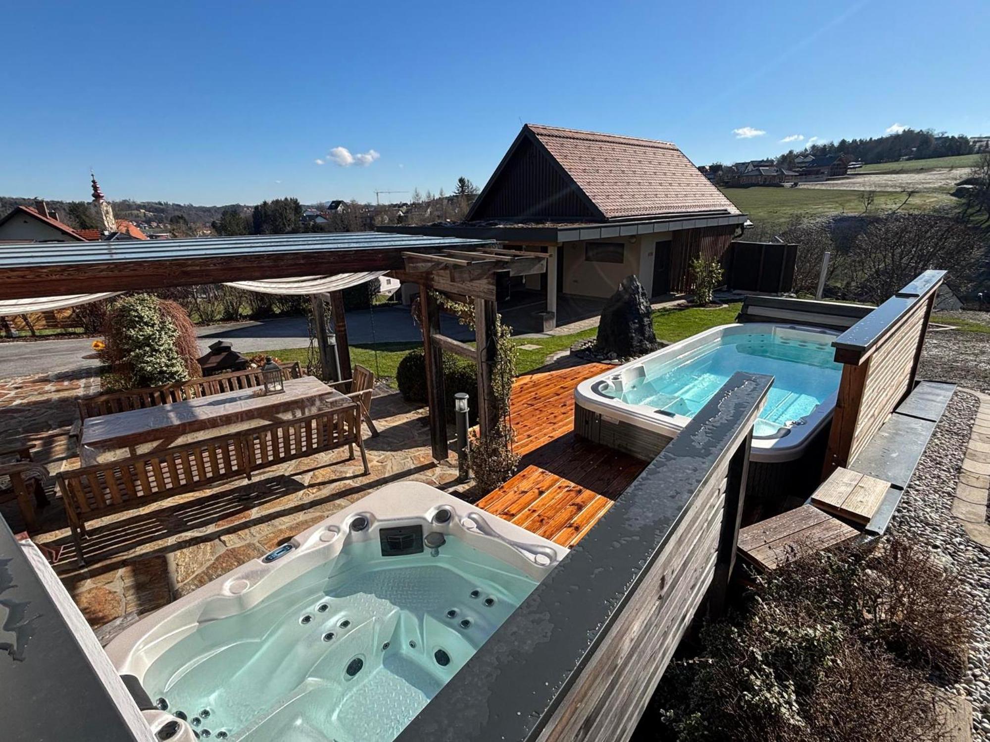 Das "Ferienhaus Eibiswald" Landhaus Refugium Im Schilcherland - Sauna Und Spa Eksteriør bilde